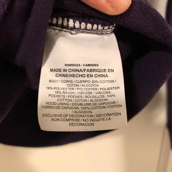 PURPLE Nike Women's Rally Funnel Neck Metallic Pullover Hoodie - Picture 6 of 9